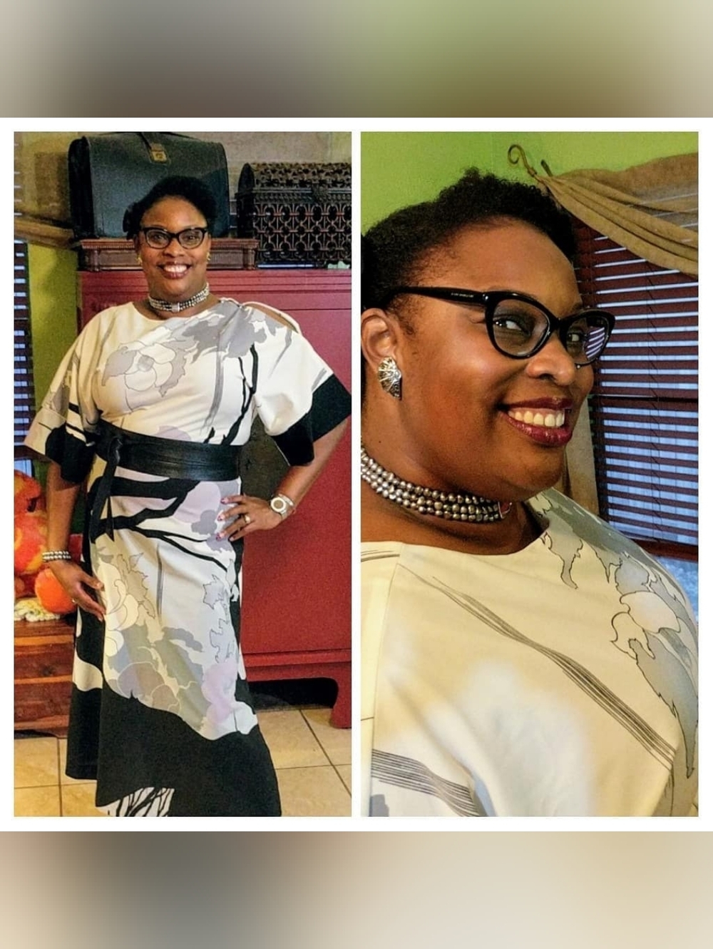 True Vintage Hawaiian Kimono Dress & Obi Belt | Size 16